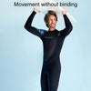 DIVE & SAIL 2mm Mens One Piece Long Sleeve Warm Wetsuit Surf Snorkeling Winter Wetsuit, Size: S(Black)