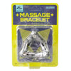 Stress Relieving Alloy Massage Bracelet Infinite Flip Fingertip Chain Fidget Toy(Purple)