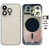 iPhone 14 Pro Back Cover Gold - Battery, Keys, Card Tray