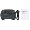 2.4GHz Mini i8 Wireless QWERTY Keyboard with Colorful Backlight & Touchpad & Multimedia Control for PC, Android TV BOX, X-BOX Player, Smartphones(Black)