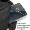 Nylon Waterproof Chest Bag Outdoor Sports Pocket Running Mobile Phone Bag(White)