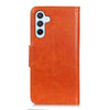 For Samsung Galaxy A36 5G Nappa Texture Horizontal Flip Leather Phone Case(Orange)