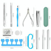 20 In 1 Foot File Grinding Exfoliating Manicure And Pedicure Kit(Yellow)
