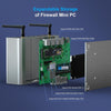 HYSTOU P09B-J4125-4L 8GB DDR4+128GB SSD Industrial Computer Soft Route From 2.5G Multi -Network HTPC Server Mini Console(With UK Adapter)