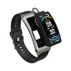 K7 1.14 inch TFT Screen Smart Call Bracelet, BT Call / Heart Rate / Blood Pressure / Blood Oxygen, Strap:Silicone Strap(Tarnish)