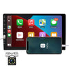 Q3570 9 inch Carplay Single Spindle MP5 Player, Style: Standard+8 Light Camera