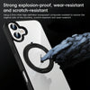 For iPhone 13 Pro High Transparency 360 Degree Rotating Holder MagSafe Phone Case(Titanium Gray)