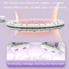 Slimming Massage Smart Counting Weight-Bearing Fat Loss Fitness Circles, Specification: 10 Knots (Taro Purple)
