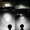 D0037 9.8W 10-30V DC 6000K 3 inch 14 LEDs Circle Offroad Truck Car Driving Light Work Light Spotlight Fog Light