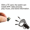 A1 1.54 inch IPS Screen Bluetooth Smart Watch Support Call Music Photography TF Card (Pink)