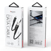 YESIDO CA109 3m 2A USB to 8 Pin Charging Data Cable(Black)