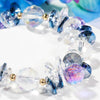 S2203-3 Violettogenic Crystal Beaded Bracelet Ladies Natural Crystal Bracelet