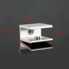 10 PCS Single Hole Aluminum Alloy Glass Fixing Clip, S, 12mm