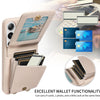 For Samsung Galaxy S25+ 5G Crossbody Lanyard Zipper Wallet Leather Phone Case(Beige)