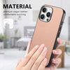 For iPhone 15 Pro Max Twill Fabric Leather Skin Back Phone Case(Pink)