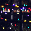 Ball Shape 30 LEDs Outdoor Waterproof Christmas Festival Decoration Solar Lamp String(Colour)