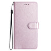 For Samsung Galaxy A16 4G / 5G Silk Texture Horizontal Flip Leather Phone Case(Rose Pink)