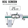 ET50 0-150mm Green Stainless Steel Vernier Caliper With Digital Display