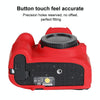 Soft Silicone Protective Case for Nikon D5200 (Red)