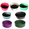 70x30cm 115L Felt Planting Barrel Indoor Outer Round Plant Bag Non-Woven Seedling Bag(Camel)
