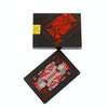 2 Set Plastic Waterproof PVC Poker Cards, Size:6.3 x 8.9cm(Red+White)