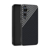 For Samsung Galaxy S25 5G / S24 5G ABEEL C Carbon Fiber Series 6D Micro Relief MagSafe Phone Case(Black Grey)