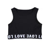 Girls Hip Hop Style Street Dance Performance Costumes, Size:140cm(Black Vest)