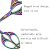 Stainless Steel Leaf Shape Scissors Handmade Tea Bag Scissors(Black Titanium)