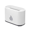 200ML Simulation Flame Aromatherapy Diffuser Humidifier Ultrasonic Air Purifier(White)
