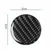 10pcs Car Modification Protection Keyhole Anti-Blocking Sticker(Carbon Fiber Black)