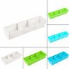 Adjustable Drawer Cutlery Divider Case Makeup Storage Organizer Box, Size:30x12x5cm(Orange)