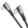 ADC-009 20W USB-C/Type-C to 8 Pin Double Elbow Data Cable, Length:2m