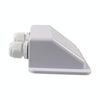 RV Sealed Waterproof Solar Double Cable Entry Gland Box(White)