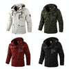 Men Casual Jacket Autumn And Winter Hooded Jacket, Size: XXXXL(White)