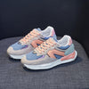 LY-982 Breathable and Comfortable Running Shoes PU Stitching Mesh Casual Shoes, Size: 37(Orange)