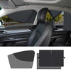 Car Magnetic Summer Sun Protection Insulating Privacy Curtain, Specification: Rear Window Square