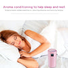 Small-3 2W Humidifier Moisture Meter Moisturizing Instrument with LED Night Light, Water Tank Capacity: 260ml(Pink)