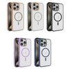 For iPhone 13 Frosted Translucent Side Ice Fog Cooling MagSafe Phone Case(Light Purple)