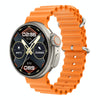 K9 Ultra Pro 1.39 inch Silicone Band IP67 Waterproof Smart Watch Support Bluetooth Call / NFC(Orange)