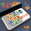 Q2 Tangram Hualongdao Geometry Puzzle Electronic Puzzle Transformation Toy(White)