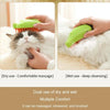 Pet Spray Massage Comb - Green - Dog & Cat Grooming Brush