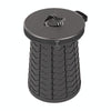 Car Outdoor Multifunctional Retractable Thickened Folding Stool Portable Toilet(Black)