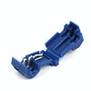10 PCS T-type Quick-break Wire-free Fast Wire Terminal Clam(Blue)