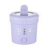 Multifunctional Electric Cooker One-piece Home Small Electric Cooker(UK Plug Purple)