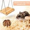 Hamster Wooden Seesaw & Climbing Ladder Toy Set (11 Pcs)