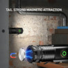 3 LED Mini Flashlight Rechargeable Waterproof 2000LM Super Bright Torch, Spec:  Tail Magnet