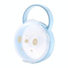 Baby Cartoon Panda Pacifier Storage Case Portable Pacifier Transparent Dust Box(Blue)