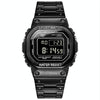 SANDA 390 Fashion Trend Men  Business Watch Outdoor Sports Personality Square Digital Electronic Watch(Black)