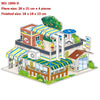 4 PCS 3D Puzzle Toy DIY Intellectual Development Jigsaw Puzzle(1890-D)