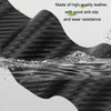 4pcs/Set Car Door Sill Strip PVC Anti-scratch Anti-dirt Protective Film(Carbon Fiber Black)